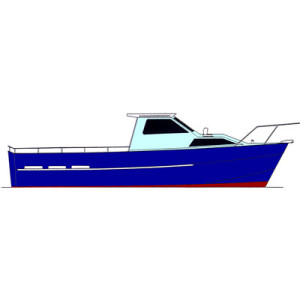 Coastworker 25 Planing Hull Boat Plan