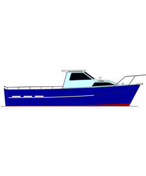 Coastworker 25 Planing Hull Boat Plan
