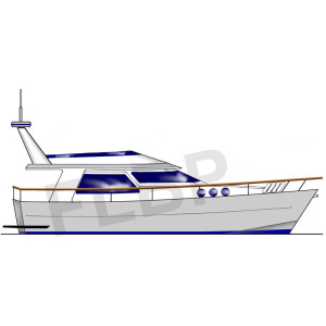 Waverunner 38 Planing Hull Boat Plan
