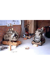 Waverunner 38 Gallery - turned upright and superstructure p2