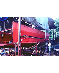 Waverunner 44 Gallery - a series of photographs show a WR 44 being built in Asia