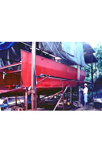 Waverunner 44 Gallery - a series of photographs show a WR 44 being built in Asia