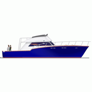 Sports Fisherman 47 Planing Hull Boat Plan