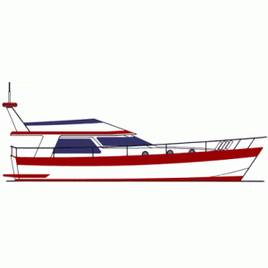 Waverunner 52 Planing Hull Boat Plan