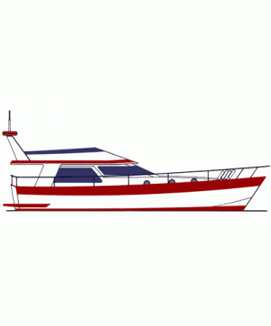 Waverunner 52 Planing Hull Boat Plan