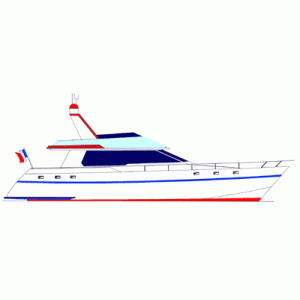 Waverunner 55 Planing Hull Boat Plan