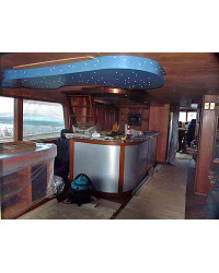 Waverunner 65 Gallery - steel built vessel in final stages of fitting out
