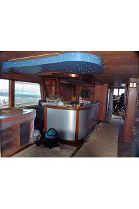 Waverunner 65 Gallery - steel built vessel in final stages of fitting out