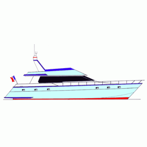 Waverunner 65 Planing Hull Boat Plan