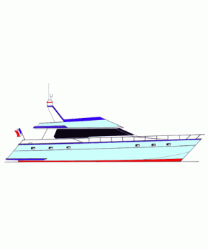Waverunner 65 Planing Hull Boat Plan