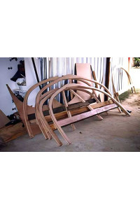 Adventurer 24 Trailer Sailer Gallery - building in wood epoxy