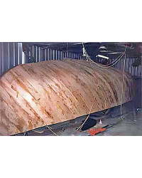 Adventurer 24 Trailer Sailer Gallery - planking and turnover p2