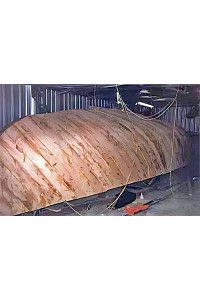 Adventurer 24 Trailer Sailer Gallery - planking and turnover p2