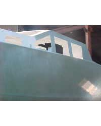 Roberts 345 Gallery - blasted and painted hull p3