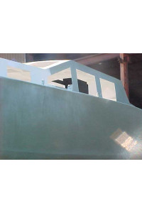 Roberts 345 Gallery - blasted and painted hull p3