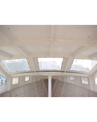 Roberts 345 Gallery - blasted and painted interior prior to fitting out p4