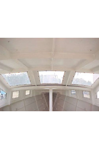 Roberts 345 Gallery - blasted and painted interior prior to fitting out p4