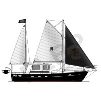 PCF 36-40 (Pacific Coast Fisherman) Boat Plan