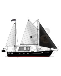 PCF 36-40 (Pacific Coast Fisherman) Boat Plan