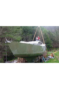 Roberts 432 Gallery - aluminium radius chine R432 under construction