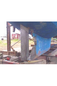 Mauritius / Norfolk 43 Gallery - keel / rudder alterations