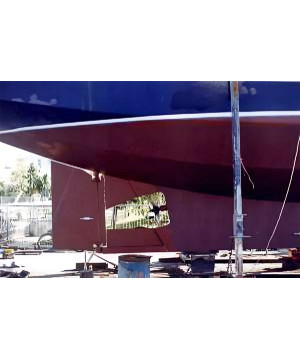 Mauritius / Norfolk 43 Rudder Modification