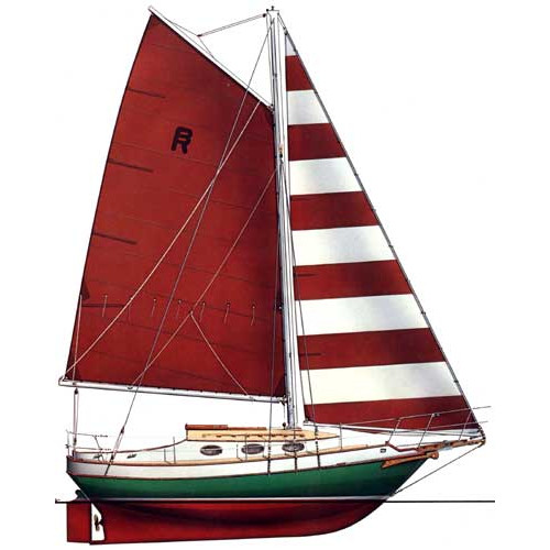 Bruce Roberts Spray 22 Boat Plan - Fine Line Boat Plans 