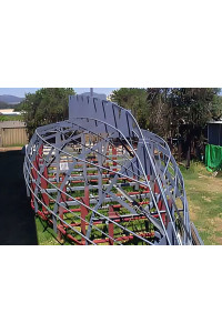 Spray 30 Gallery - framework of a Spray 28 streched to 30ft ready...