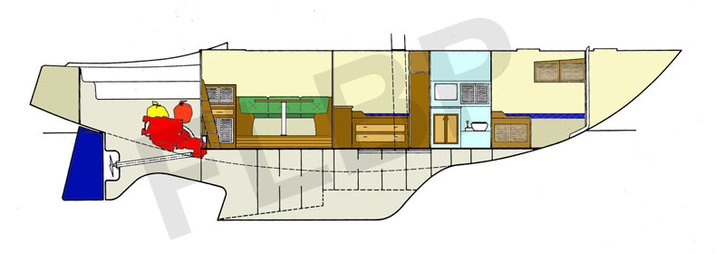 Roberts Offshore 44 B port view