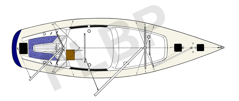 Roberts Offshore 44 C deck