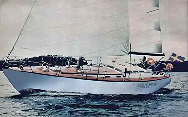 Roberts Offshore 44 Version C built in Sweden under sail